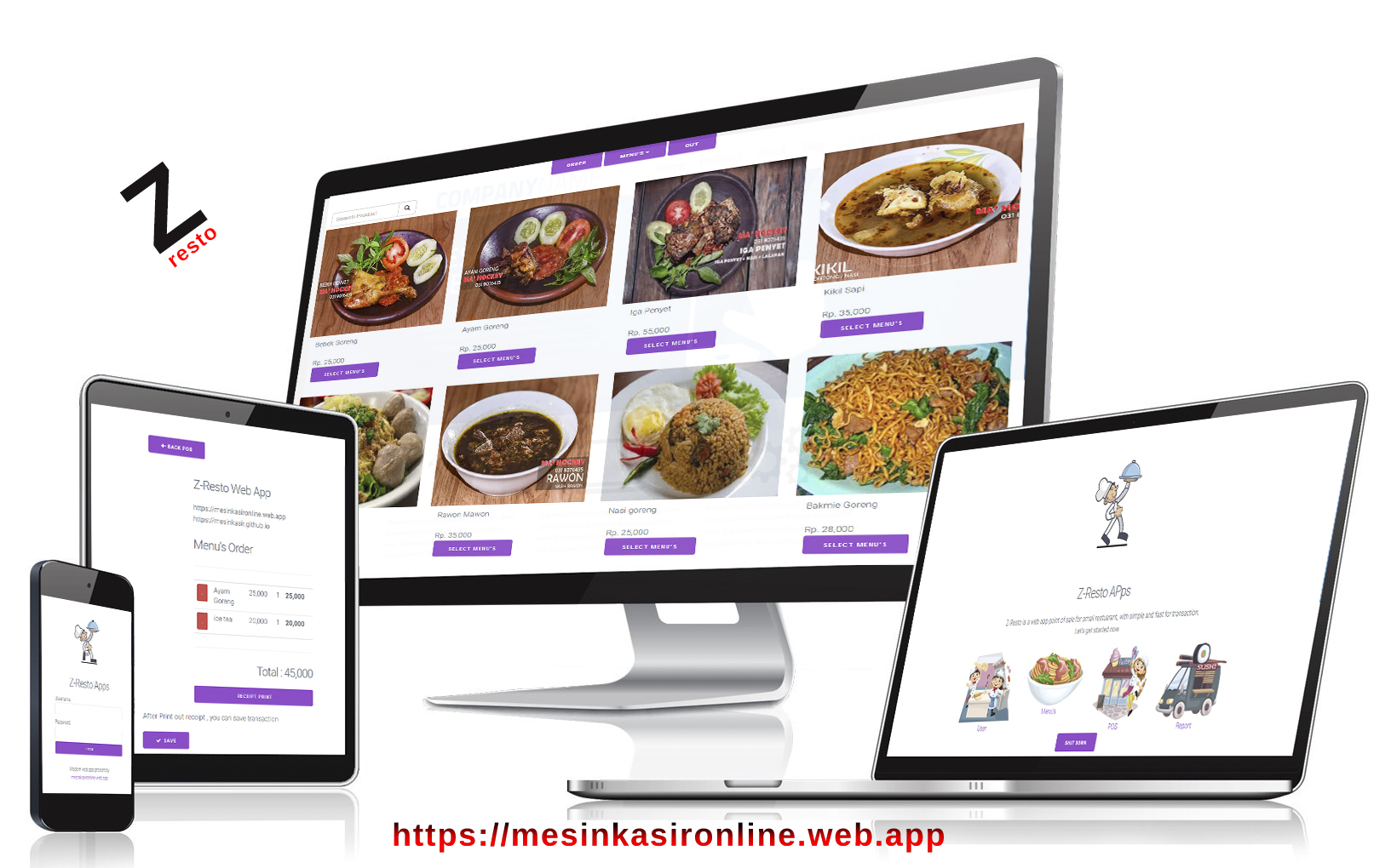 resto app online